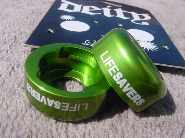 Deity LIFESAVER END CAP GREEN ODI対応 新品未使用_画像6