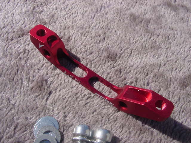 KCNC X7 CNC super light weight DISC BRAKE ADAPTERS IS160-PM160 RED new goods unused 