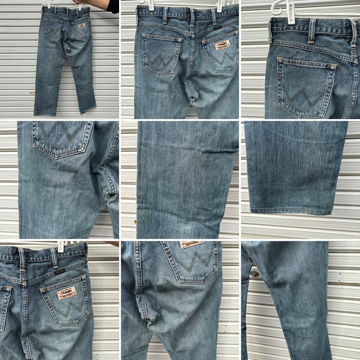 デニム デニムパンツ ジーンズ パンツ 古着 ビンテージ wrangler ラングラー W34 vintage _画像4