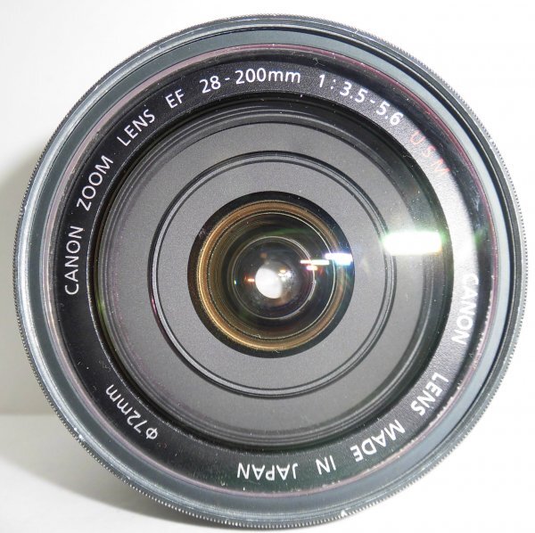 35★Canon ZOOM LENS EF 28-200mm 1:3.5-5.6 USM★72ｍｍ★ULTRASONIC★の画像4