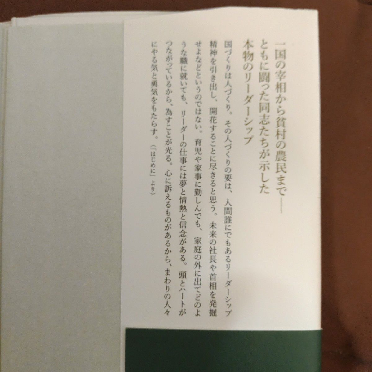 「国をつくるという仕事」　英治出版　ハードカバー　単行本　313p西水 美恵子