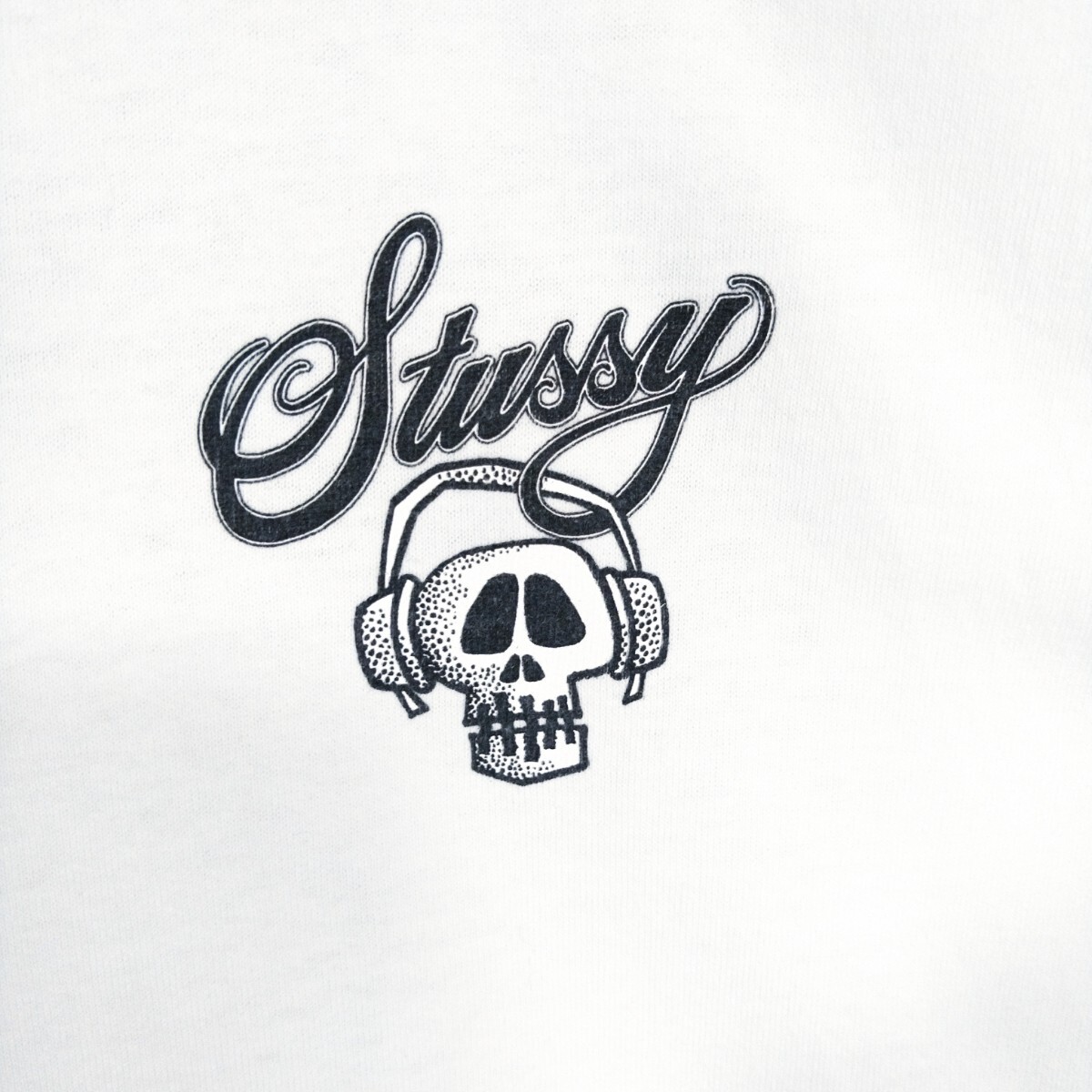 【STUSSY】90s'紺タグ　vintage スカルロゴ　Tシャツ_画像7