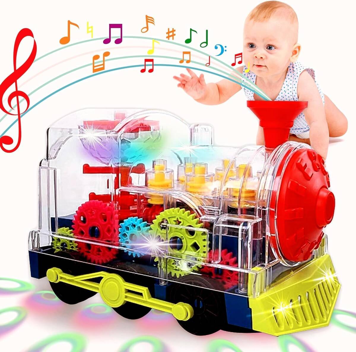 #3 электропоезд электропоезд игрушка ребенок игрушка популярный прозрачный . автоматический зуб автомобиль игрушка, свет . музыка . оборудован универсальный . автомобиль игрушка, автоматически 