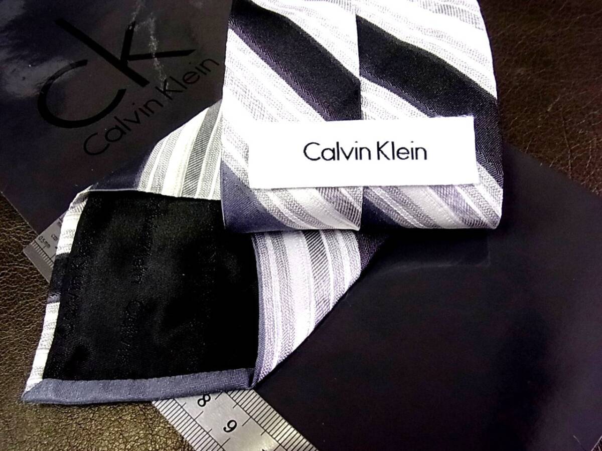 ♪№H1708良品♪【人気の中細8.5㎝】【Calvin Klein】カルバンクライン♪ネクタイ♪_画像3