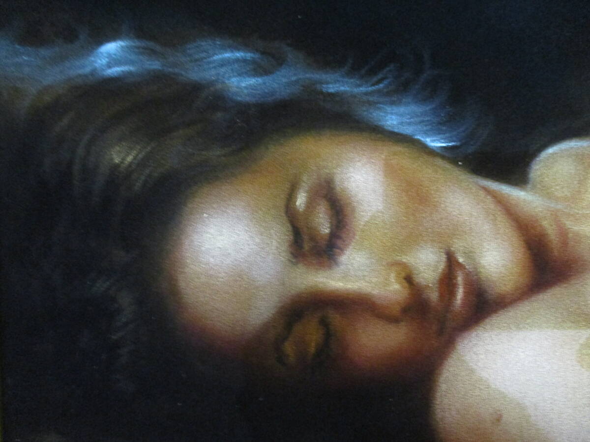 李仁和 裸婦 油彩P12号 額装 絵画 魅惑的秀作 #1759_画像7