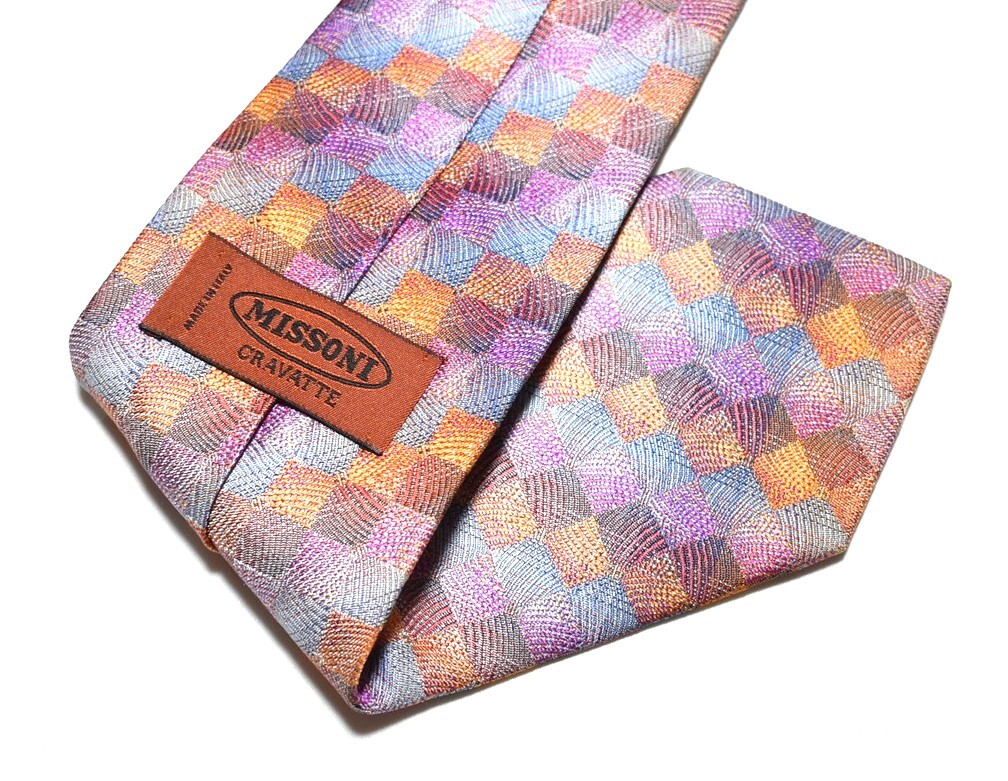 A307☆MISSONI　ネクタイ　パターン柄☆_画像2