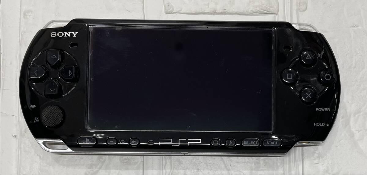 SONY ソニー PSP プレイステーション ポータブル PSP3000 ゲーム機 ゲーム 本体 ブラック 黒 保管品 注目 ９９円スタート_画像2