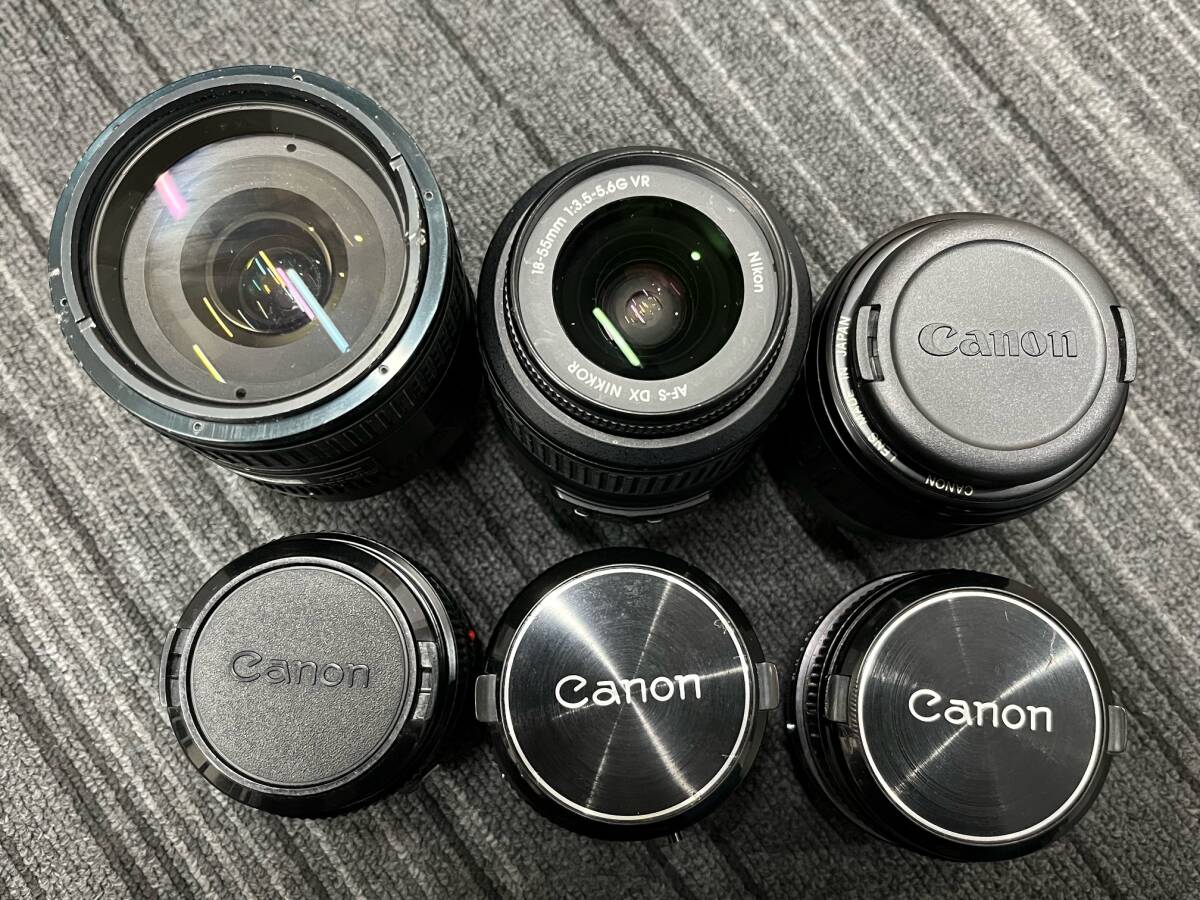  camera lens . summarize Nikon Nikon 18-200mm 1:3.5-5.6G II ED other Canon Canon FD 50mm 1:1.4 other total 6 piece down 99 jpy start 