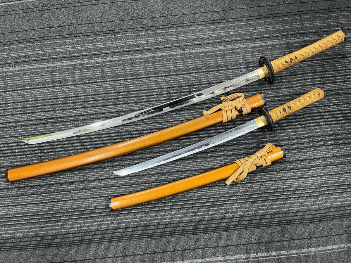  иммитация меча японский меч 2 шт. комплект доспехи меч . коллекция экстремально дешево 99 иен старт 