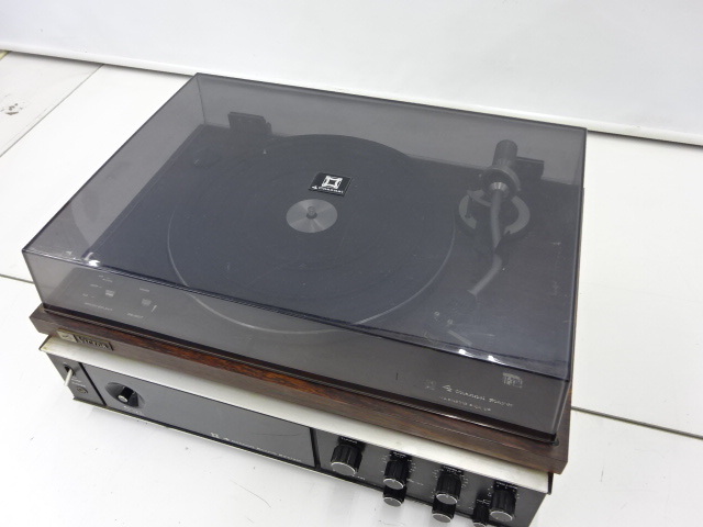 D5-24-0391 ● Victor ビクター AM/FM アンプ内蔵レコードプレイヤー MS-503 ◆ オーディオ機器 レコードプレーヤー_画像7