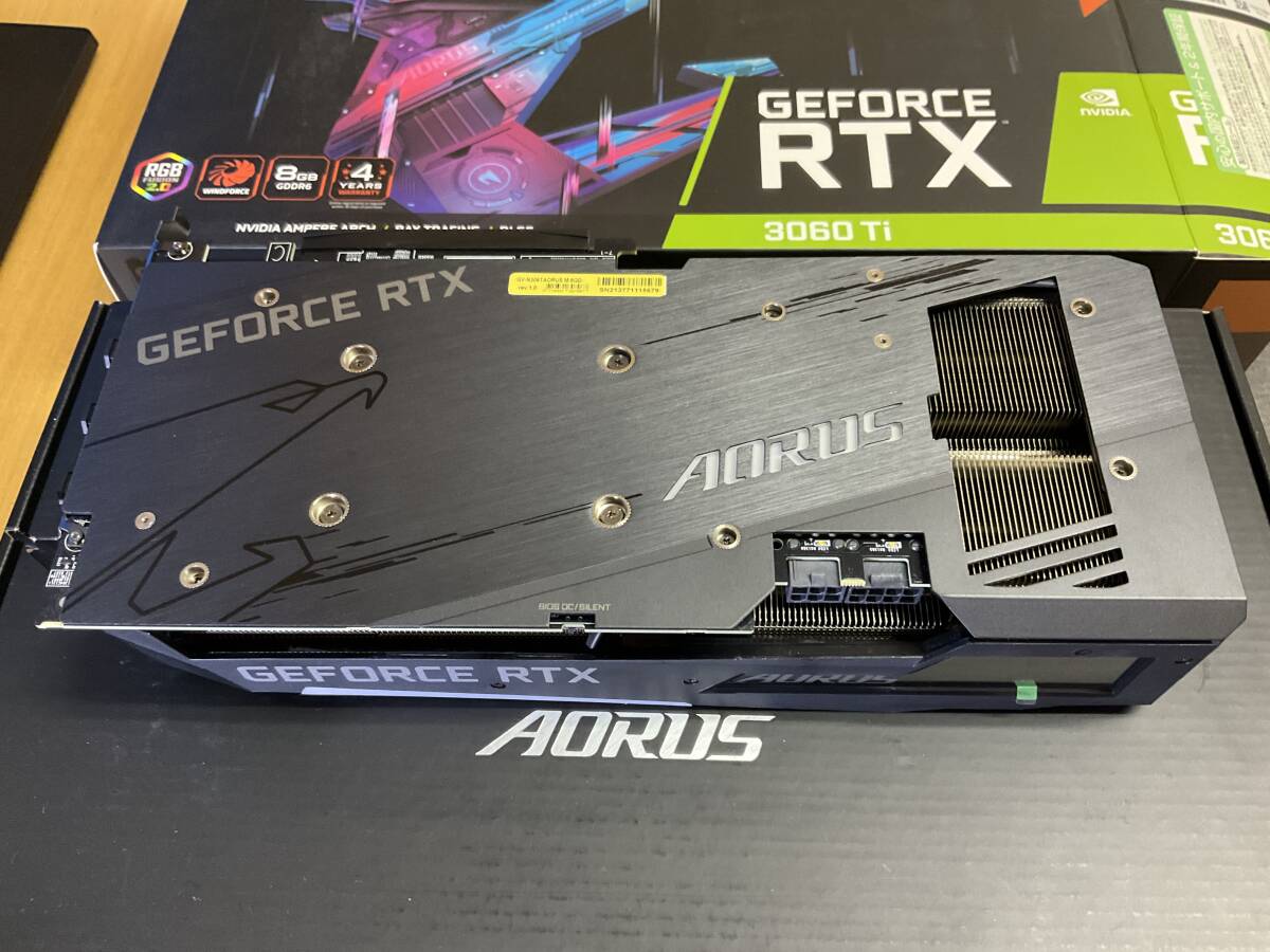  新品☆GIGABYTE RTX 3060ti☆AORUS MASTER 8G☆６画面対応,GeForceの画像2