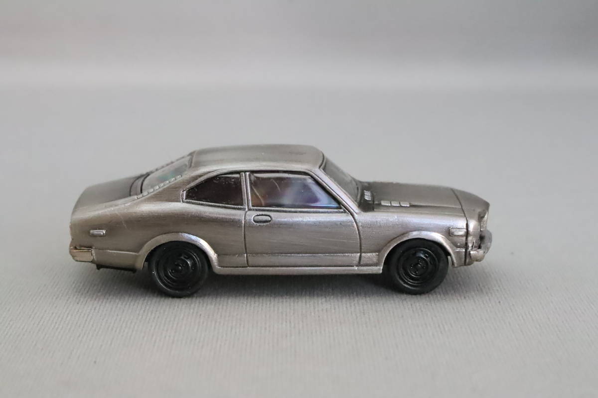  Konami out of print famous car collection D.C. VERSION Mazda Savanna GT RX-3(S124A)1972... silver 1/64 scale 