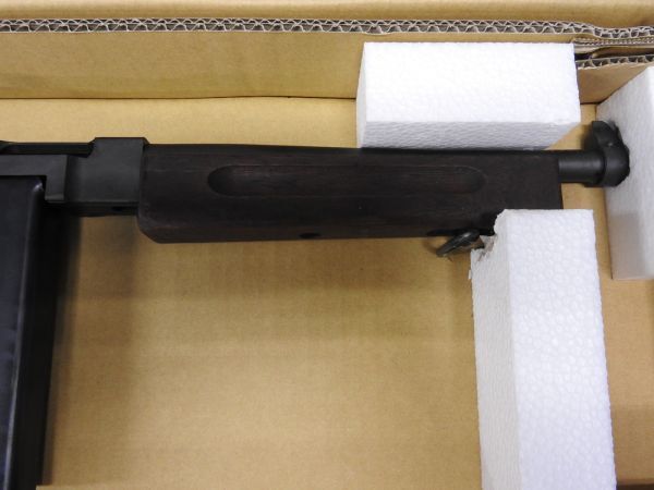 ナカタ 中田商店 トンプソン M1A1 実物木製ストック グリップ フォアグリップ付 無可動 モデルガンの画像6