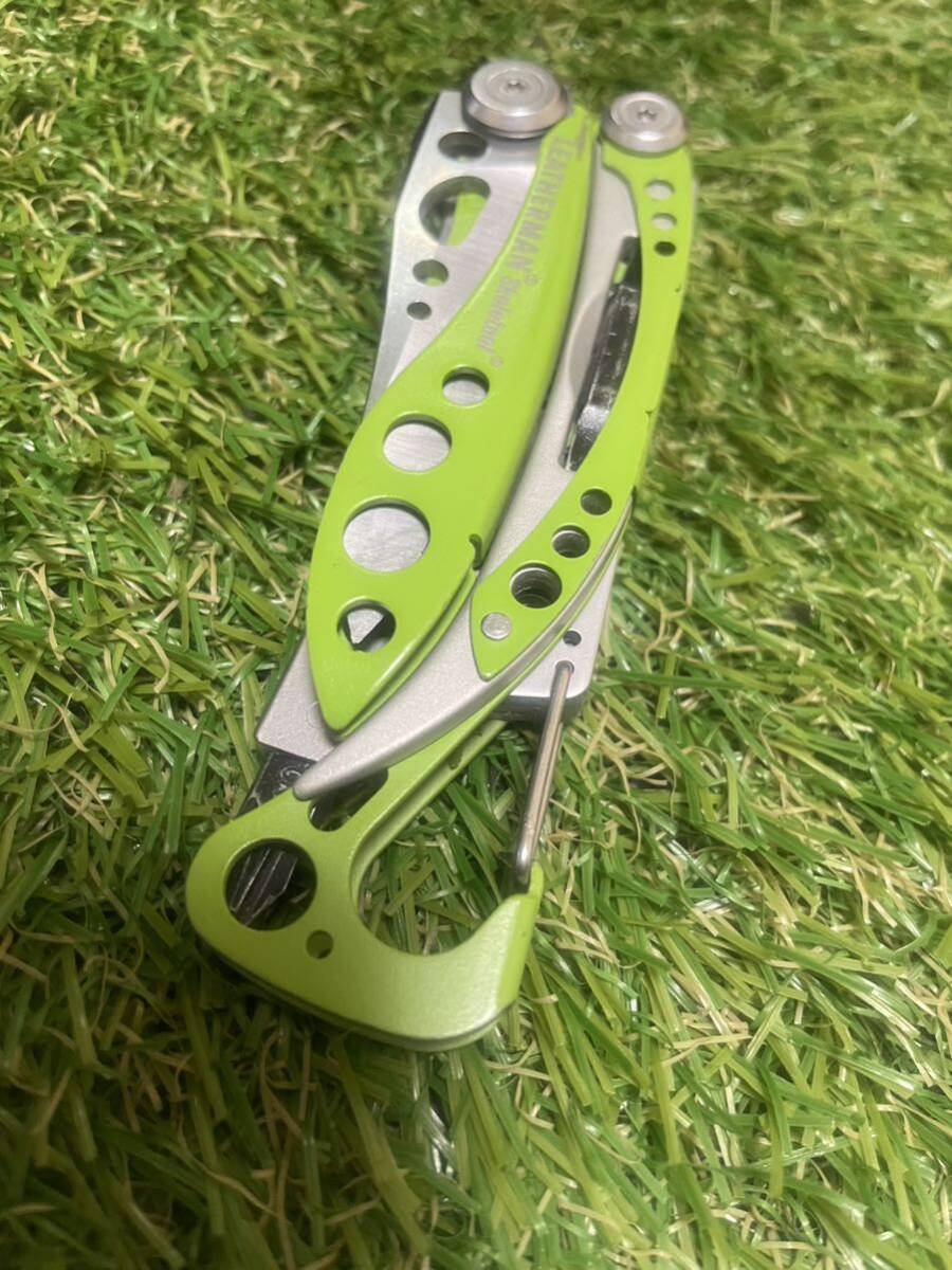 LEATHERMAN SKELETOOL Green 専用ナイロン製シース付　レザーマン マルチツール スケルツール_画像10