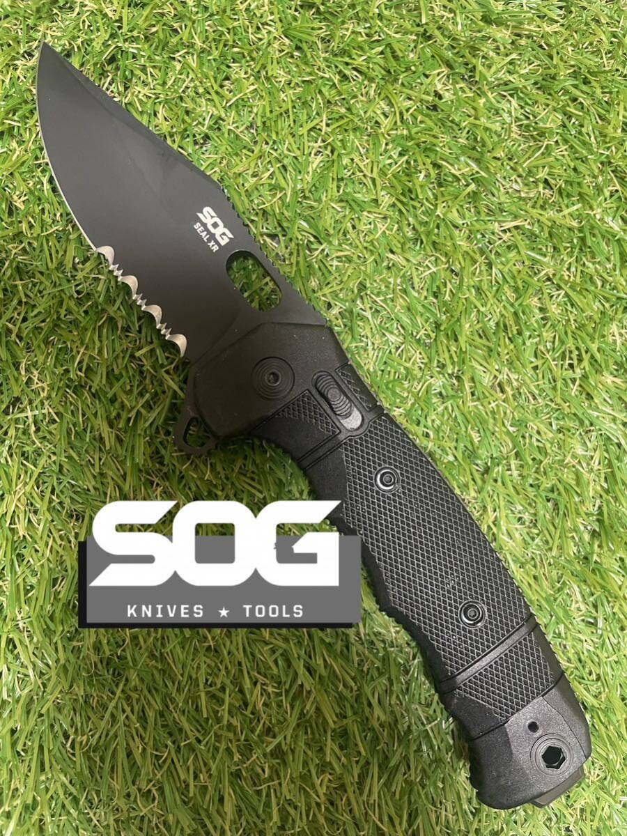 SOG #005 SEAL XR ソグ フォールディングナイフ 折りたたみナイフ の画像1