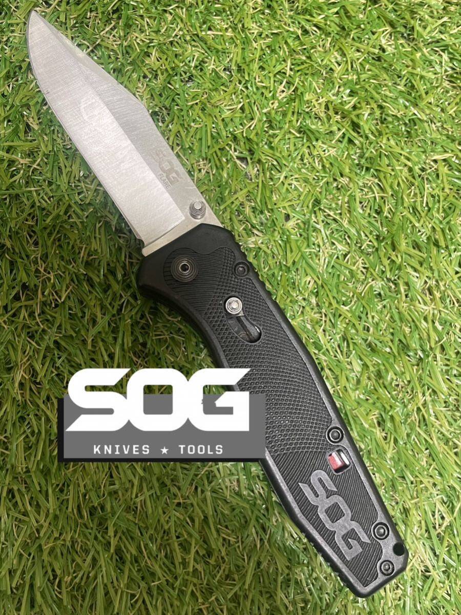 SOG #014 FLARE ソグ フォールディングナイフ 折りたたみナイフ の画像1