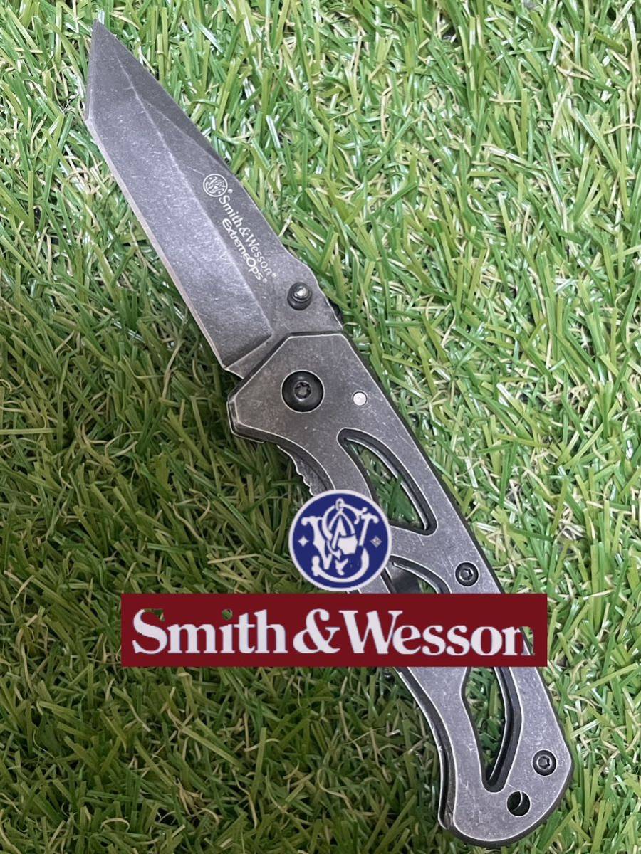 Smith&Wesson #715 CK404 フォールディングナイフ 折りたたみナイフの画像1