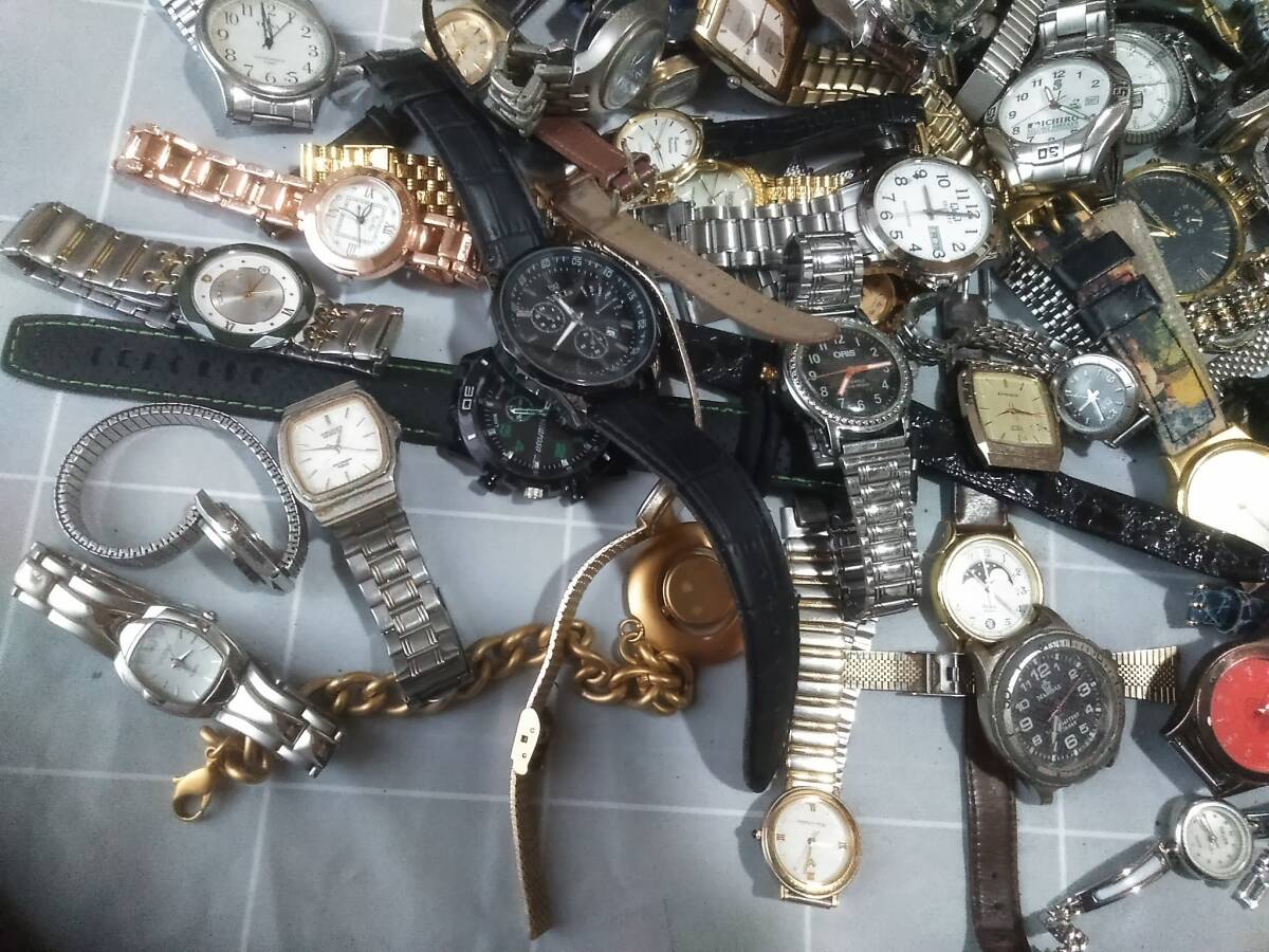 SEIKO セイコー CITIZEN シチズン CASIO カシオ 海外ブランド他 腕時計 まとめ売りD 約150本 メンズ レディース ジャンク_画像2