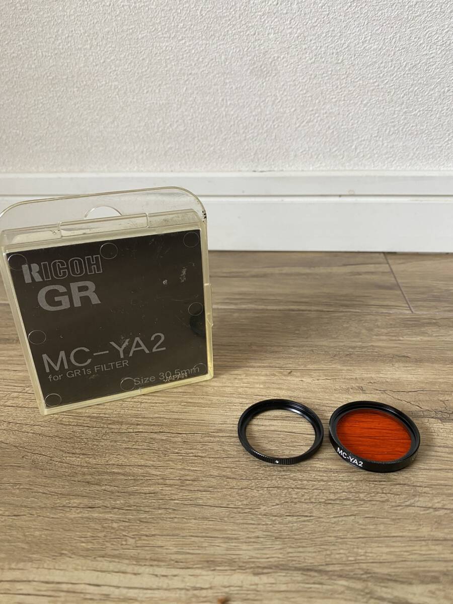 Ricoh リコー GR1S GR1Vの MC-YA2 橙フィルター / フィルターリング - レアー_画像1