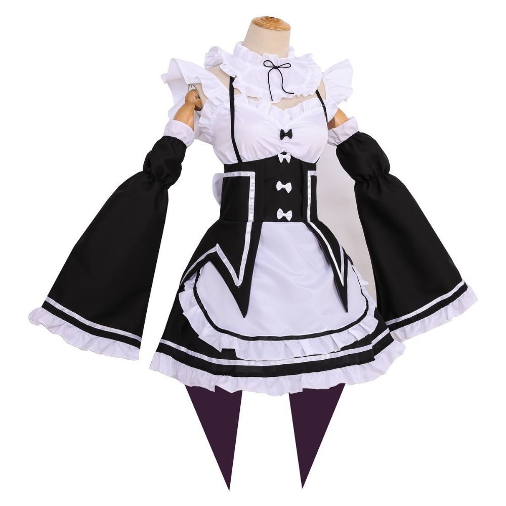 【送料無料】XLサイズ Re:ゼロから始める異世界生活 リゼロ レム ラム コスプレ衣装 メイド服 仮装 ハロウィン アニメコスプレ