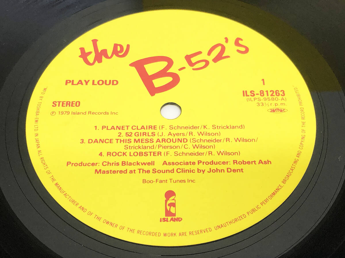 【レコード】 LP盤　THE B-52'S　警告！THE B-52'S　来襲_画像3