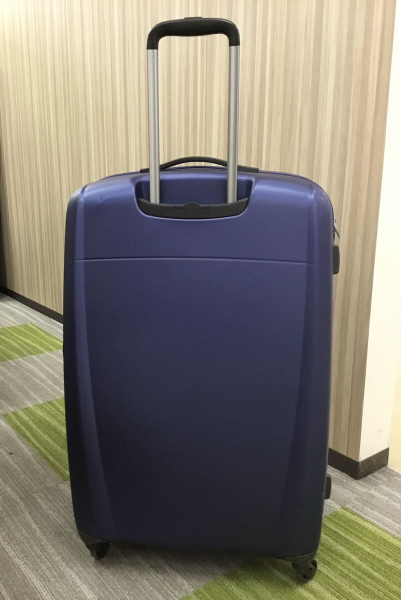 【T】【12252】サムソナイト　スーツケース　Samsonite　トラベル　キャリーケース　大型　青　ブルー　ビジネス　旅行_画像4
