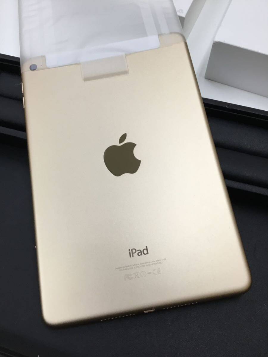 【12666】ｉＰａｄ　mini4　32GB　ゴールド　本体のみ　箱あり iPad mini4_画像3
