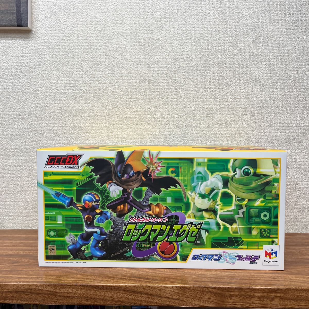 【未開封】　ゲームキャラクターズコレクションDX ロックマンエグゼ ロックマンvsフォルテ Ver.1.5 輸送箱付き