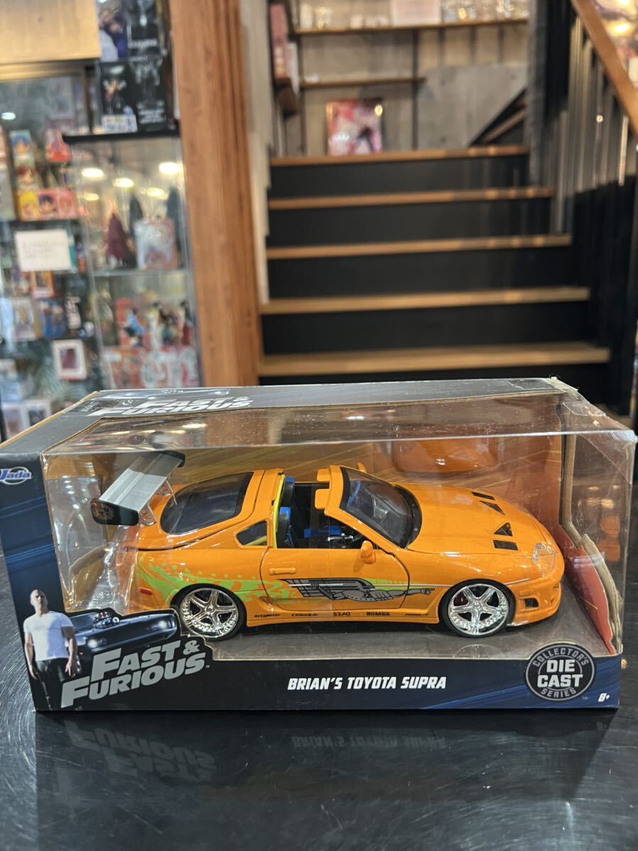 JADA TOYS The Fast and The Furious 1/24 Brian Toyota Supra FAST&FURIOUS BRIAN\'S TOYOTA SUPRA unopened 