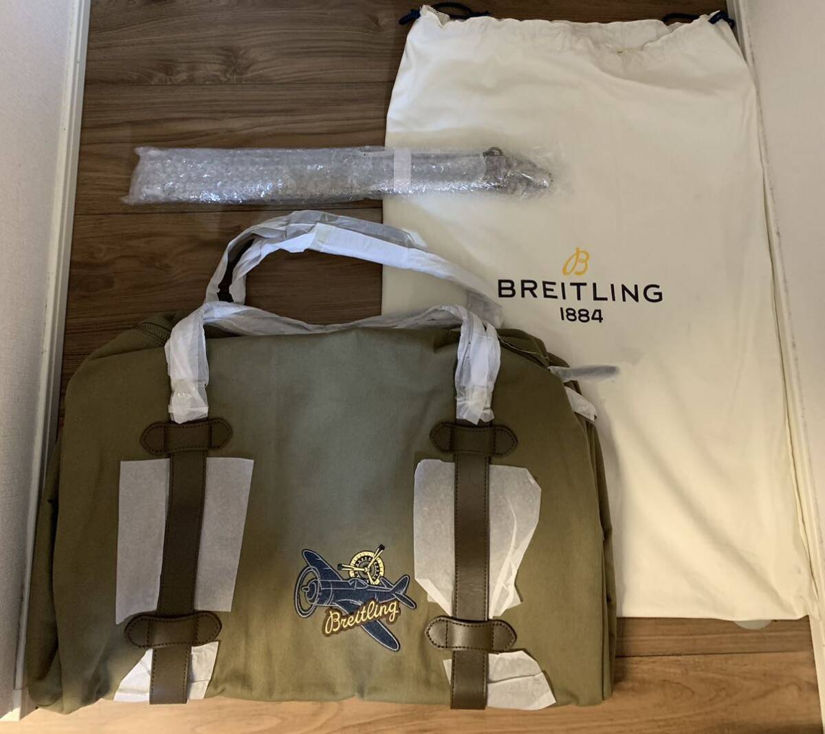 BREITLING Breitling Boston bag bag not for sale Novelty new goods unused shoulder cloth sack attaching 