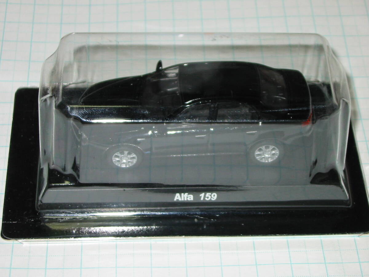 KYOSYO 京商 ALFA ROMEO アルファロメオ ミニカーコレクション★Alfa 159 セダン アルファロメオ ALFA ROMEO 1/64 ブラック 黒色  の画像1