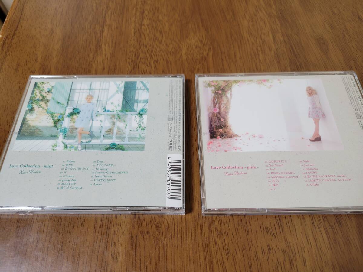 ■西野カナ／Love Collection ～pink～ & ～mint～（通常盤）ラブコレクション≪2枚セット≫■CD♪used♪_画像10