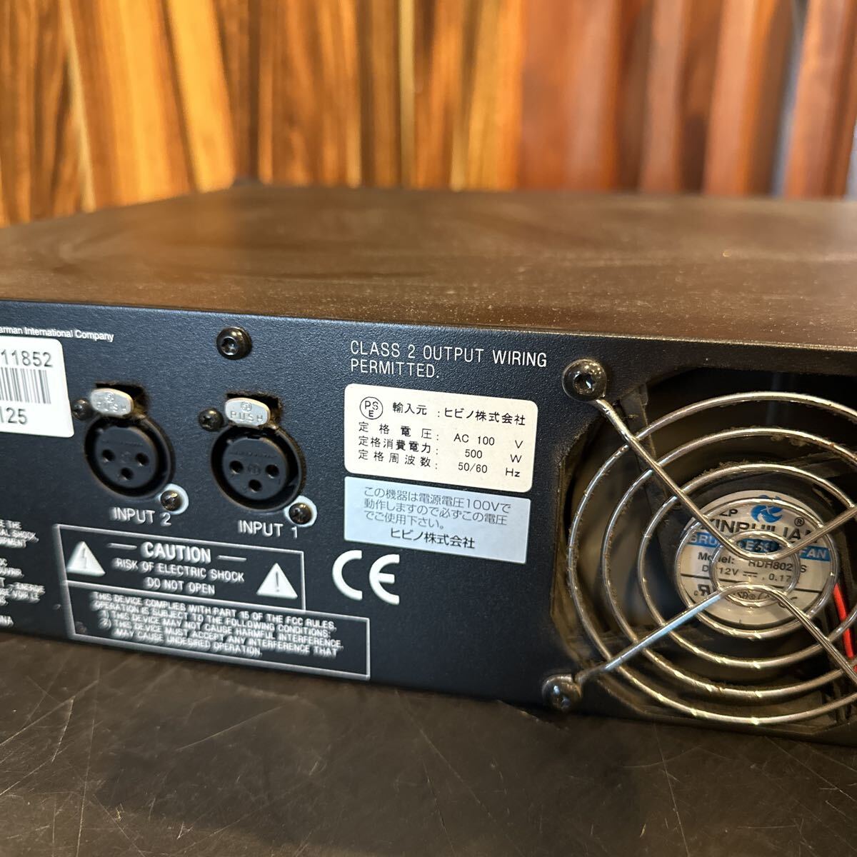 Amcron アムクロン XLS402 PAアンプ ステレオ出力200W＋200W(8Ω時)_画像8