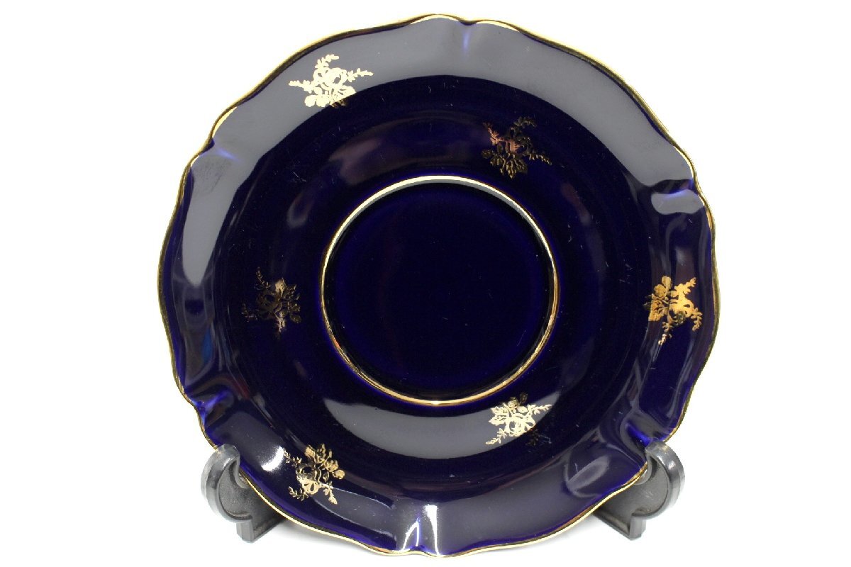 LIMOGES CASTEL リモージュキャッスル 22K GOLD カップ&ソーサー6客 灰皿2枚 香水アトマイザー_画像6