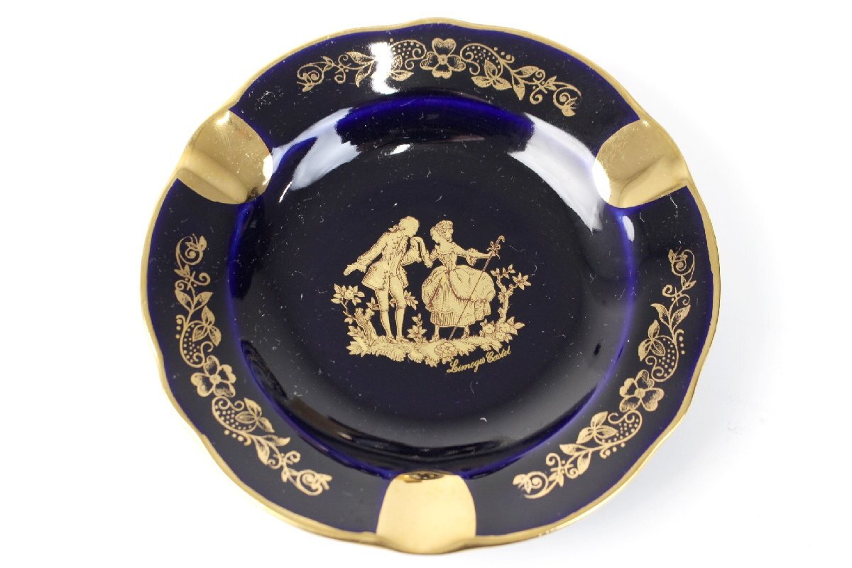 LIMOGES CASTEL リモージュキャッスル 22K GOLD カップ&ソーサー6客 灰皿2枚 香水アトマイザー_画像7