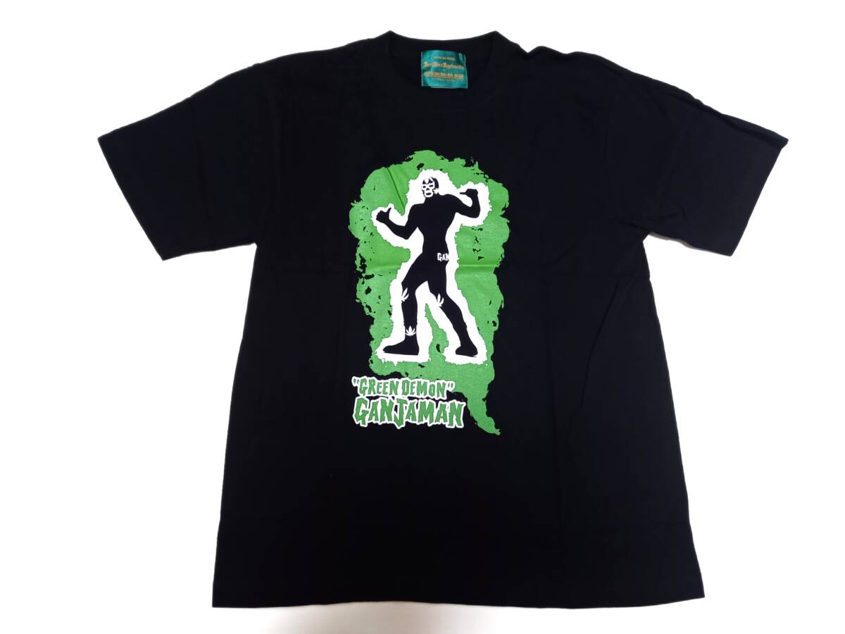 【激レア】大麻堂×バンバンビガロ限定コラボTシャツ ガンジャマン マリファナ カンナビス プロレス 喫煙具 BURST HIGH チーチ＆チョン