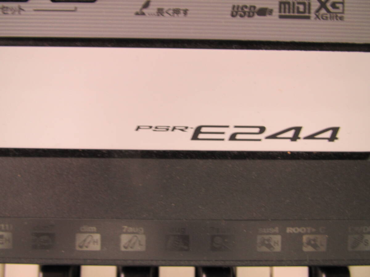 YAMAHA PSR-E244 電子キーボード電子ピアノ PORTATONE_画像2