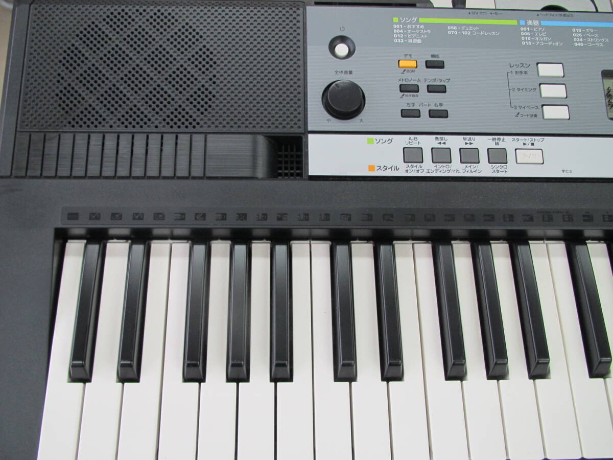 YAMAHA PSR-E244 電子キーボード電子ピアノ PORTATONE_画像3