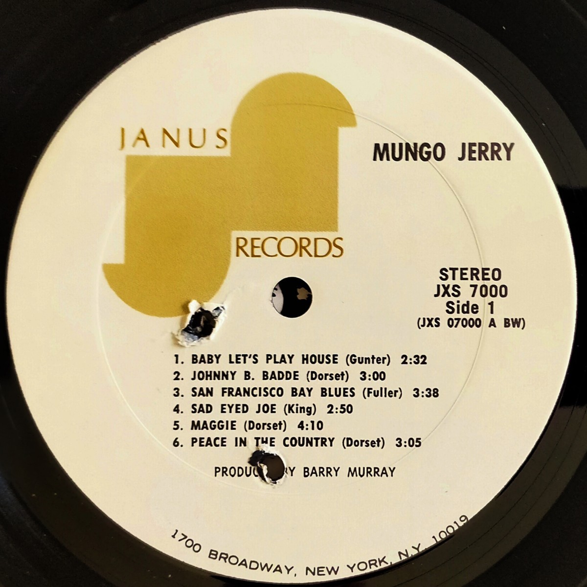  Mungo Jerry/米JANUS Org._画像4