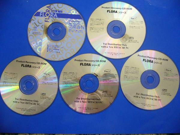 * Hitachi FLORA270W NB8 / FLORA_XF065 восстановление -CD 5 листов комплект 