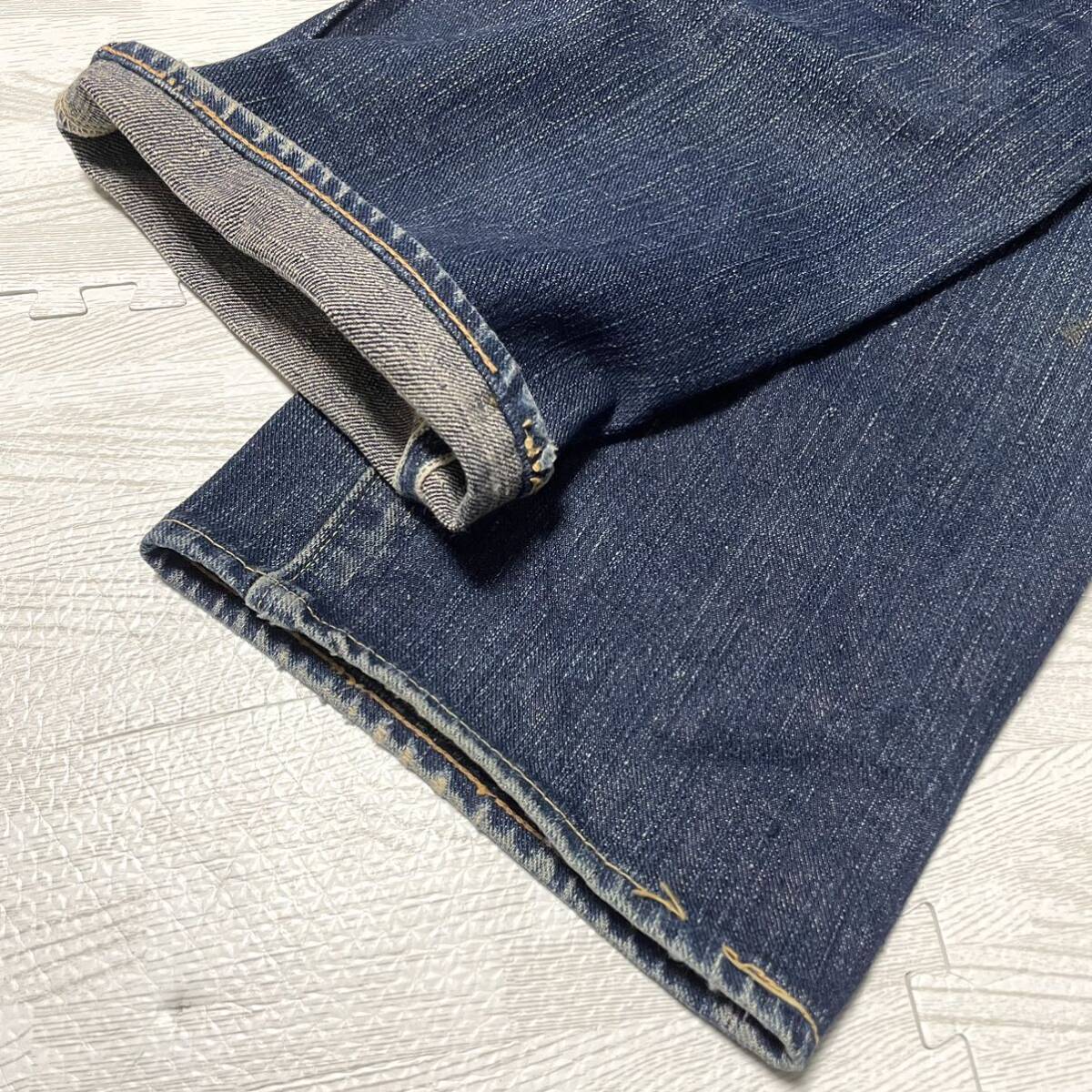 SUGAR CANE シュガーケーン デニム SC40301 砂糖黍 14oz. 琉球藍混左綾DENIM ニシキヘビ革_画像5