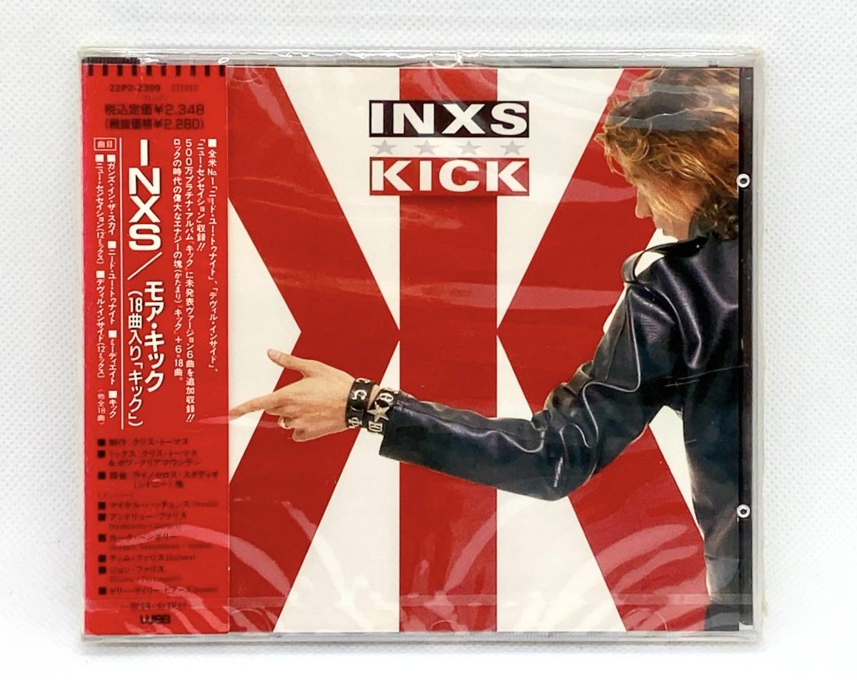 【 未開封 CD 】◎ INXS インエクセス ／ キック KICK ［ SPECIAL EDITION ］モア・キック 18曲入り ◎ PIONEER 22P2-2399 1987年_画像1