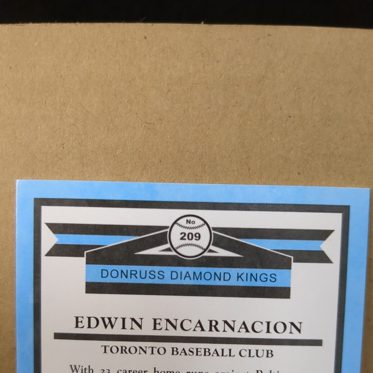 ★16/99★edwin encarnacion シリアルカード 2014 panini donruss diamond kings toront_画像5