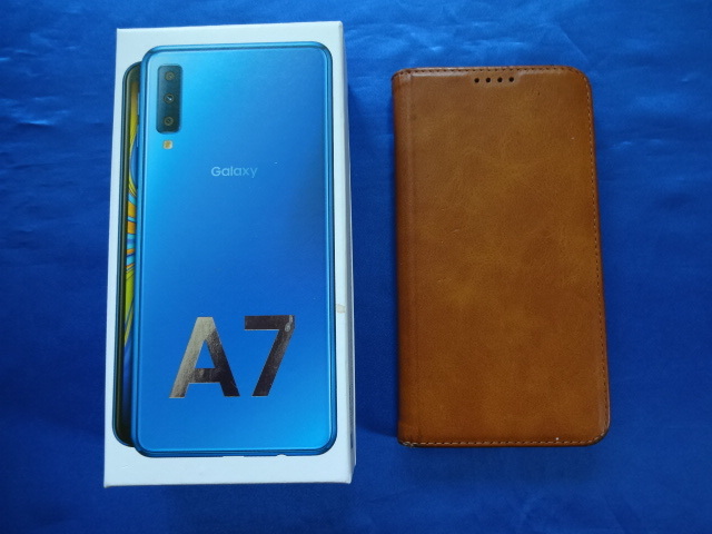 ★サムスン/SAMSUNG「Galaxy A7(ブルー)」★