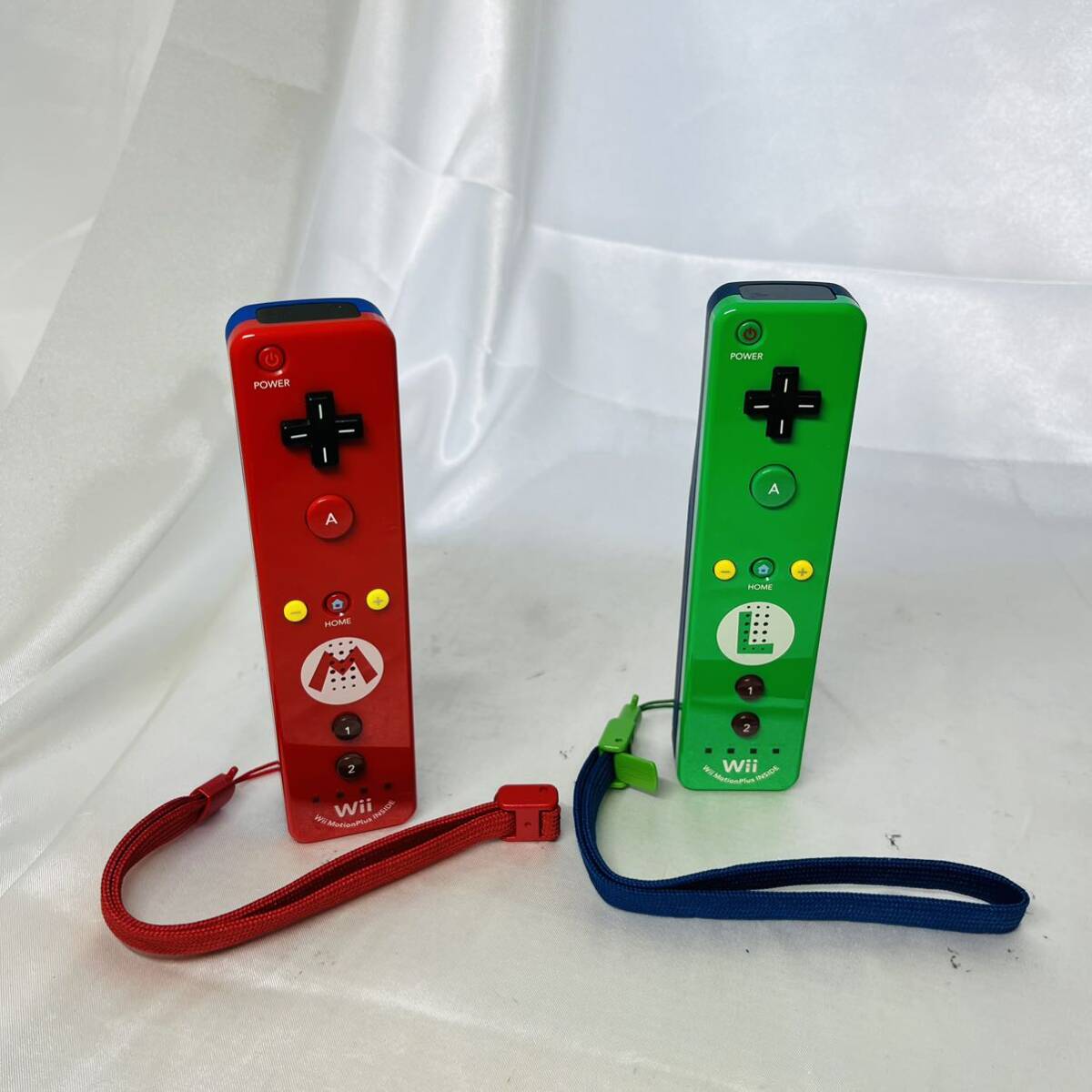 ★即決 動作確認済 任天堂 Wii リモコンプラス マリオ ルイージ ハンドル 2個セット マリオカート Nintendo MARIO KIRT マリカー_画像3