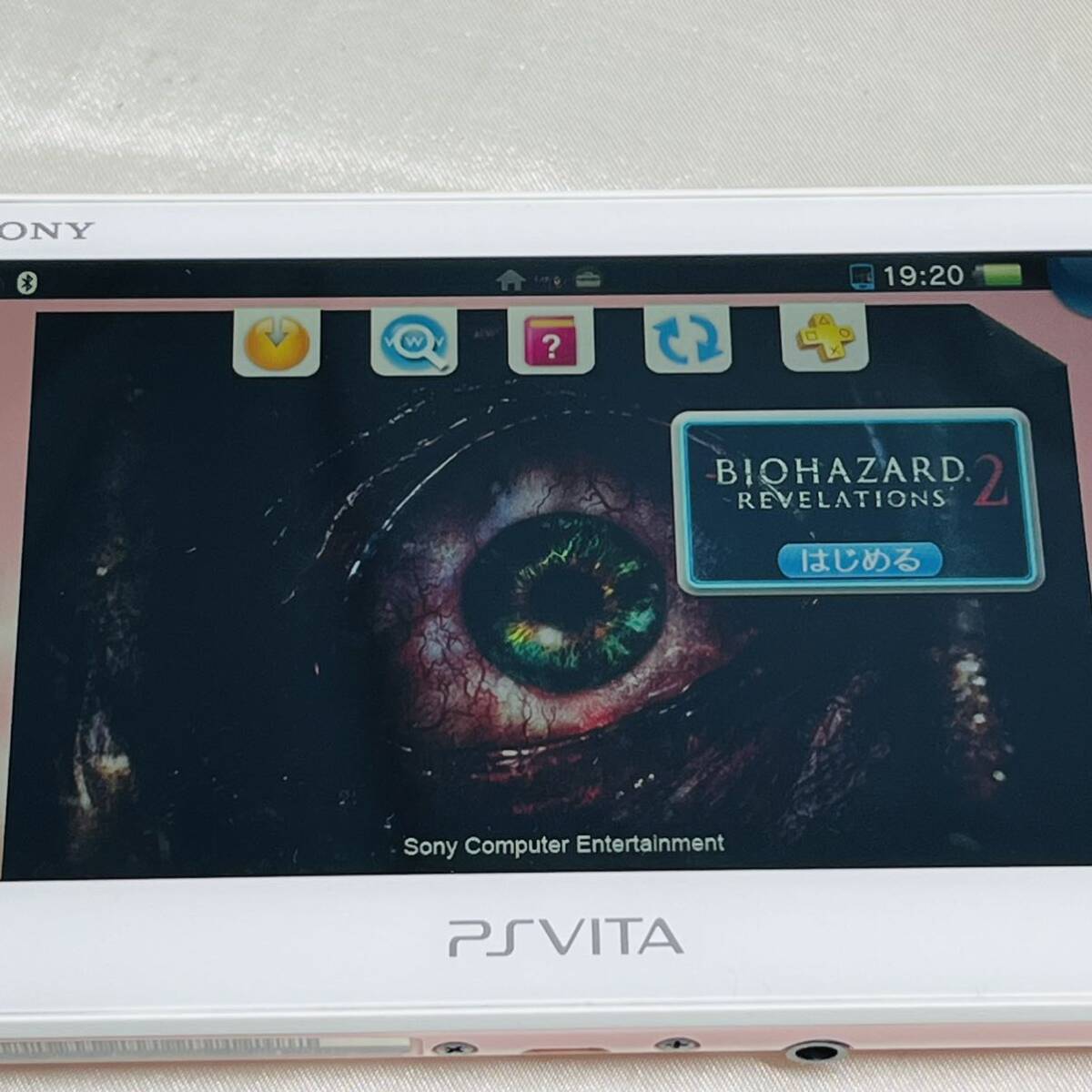 ★1円〜 FW3.74 美品 動作確認済 SONY PS Vita PCH-2000ZA19 ライトピンク ホワイトWi-Fiモデル 本体 light pink white_画像9