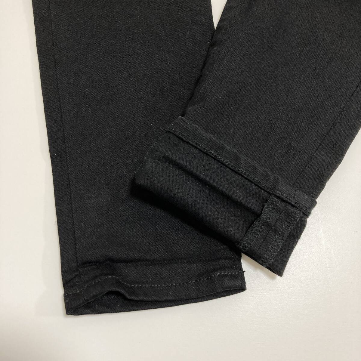 KINKY HYSTERIC GLAMOUR ロゴ パッチ ワッペン スキニーパンツ ブラック 黒 レディース W23 ヒステリックグラマー スリム archive 4010164