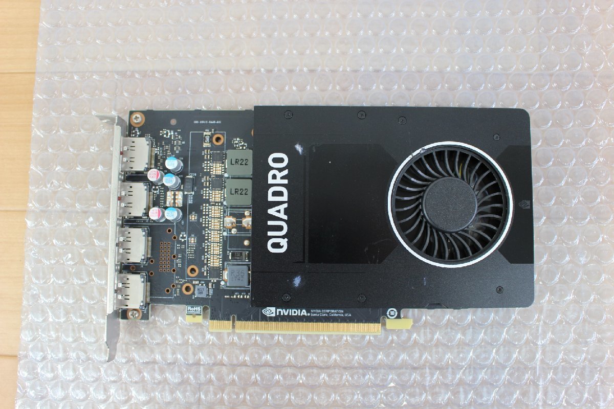 ■現状品■ NVIDIA QUADRO P2000 5GB GDDR5 グラフィックボード　簡易チェック 出力○　PCI-Exp3.0 DisplayPort×4 (2745713)_画像1