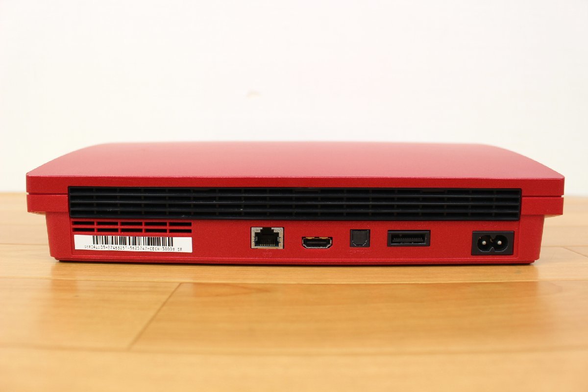 △現状品△ CECH-3000B SR 320GB PS3 SONY 本体のみ　簡易チェック 動作○ 初期化済　キズヨゴレ プレイステーション3 (2754122)_画像4