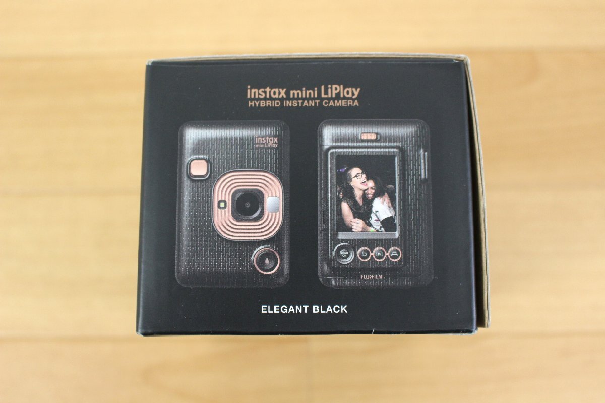 ◆未使用品◆ FUJIFILM instax mini LiPlay 「INS HM1 ELEGANT BLACK」 収納ケース付き (2712141)の画像4